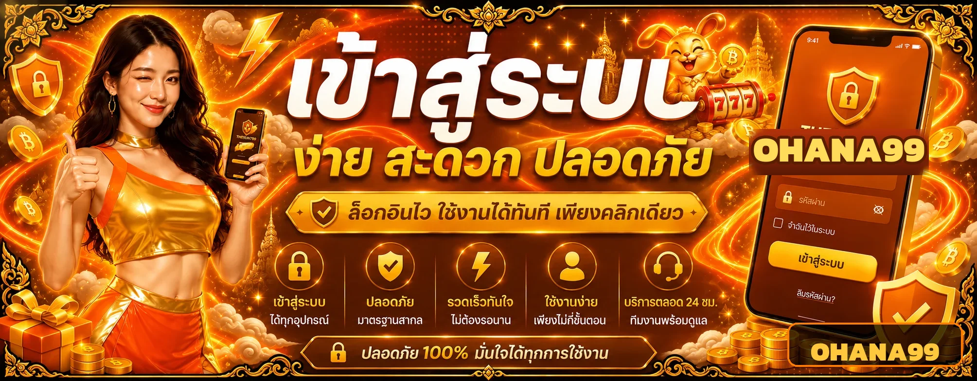 OHANA99 เข้าสู่ระบบผ่านโดเมนหลัก ปลอดภัยทุกครั้ง