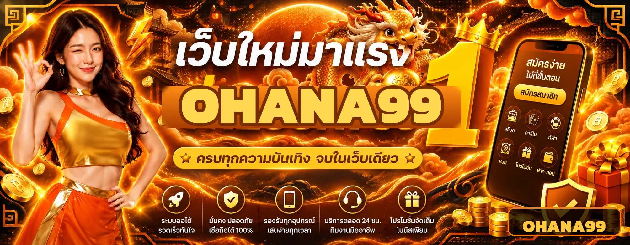 OHANA99 ทางเข้าเล่น สล็อตเว็บตรง ฝากถอนออโต้ 2026